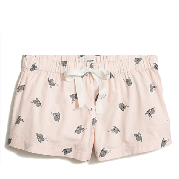 J Crew Koala Bear Pink PJ Shorts - Image 3
